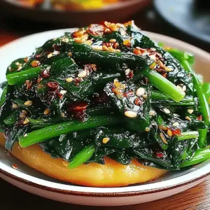 Korean Spinach Salad