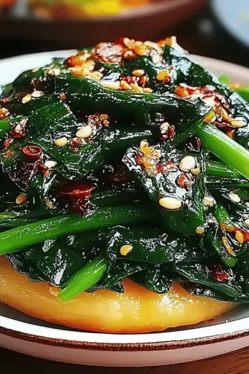Korean Spinach Salad
