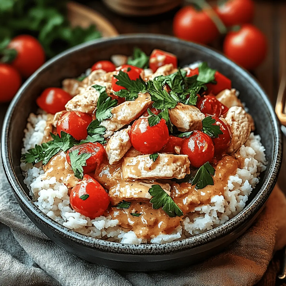 Coconut Chicken Rice Bowl