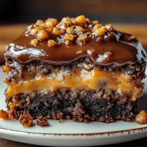 Chocolate Caramel Dump Cake