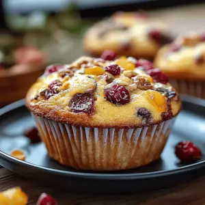 Cranberry Orange Pecan Muffins
