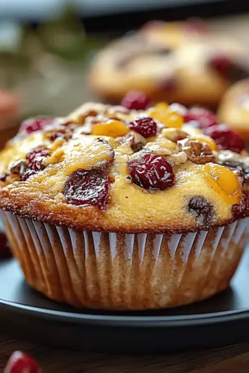 Cranberry Orange Pecan Muffins