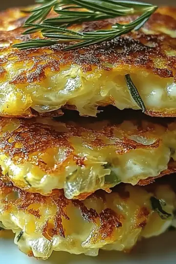 Cheesy Zucchini Fritters