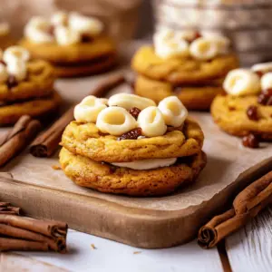 Pumpkin White Chocolate Chip Cookies