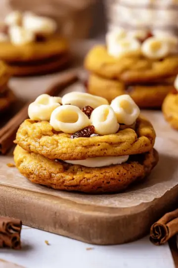 Pumpkin White Chocolate Chip Cookies