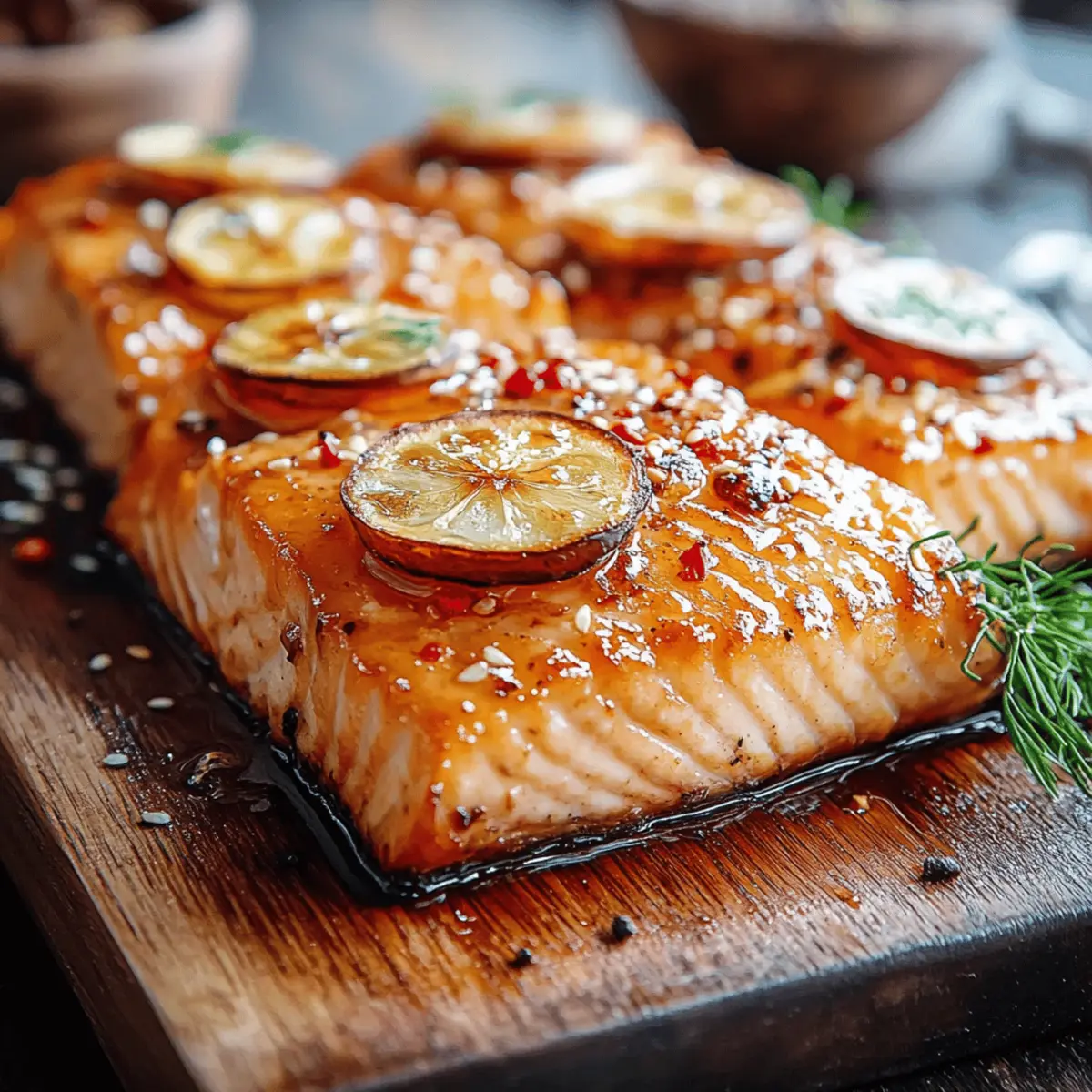Cedar Plank Grilled Salmon