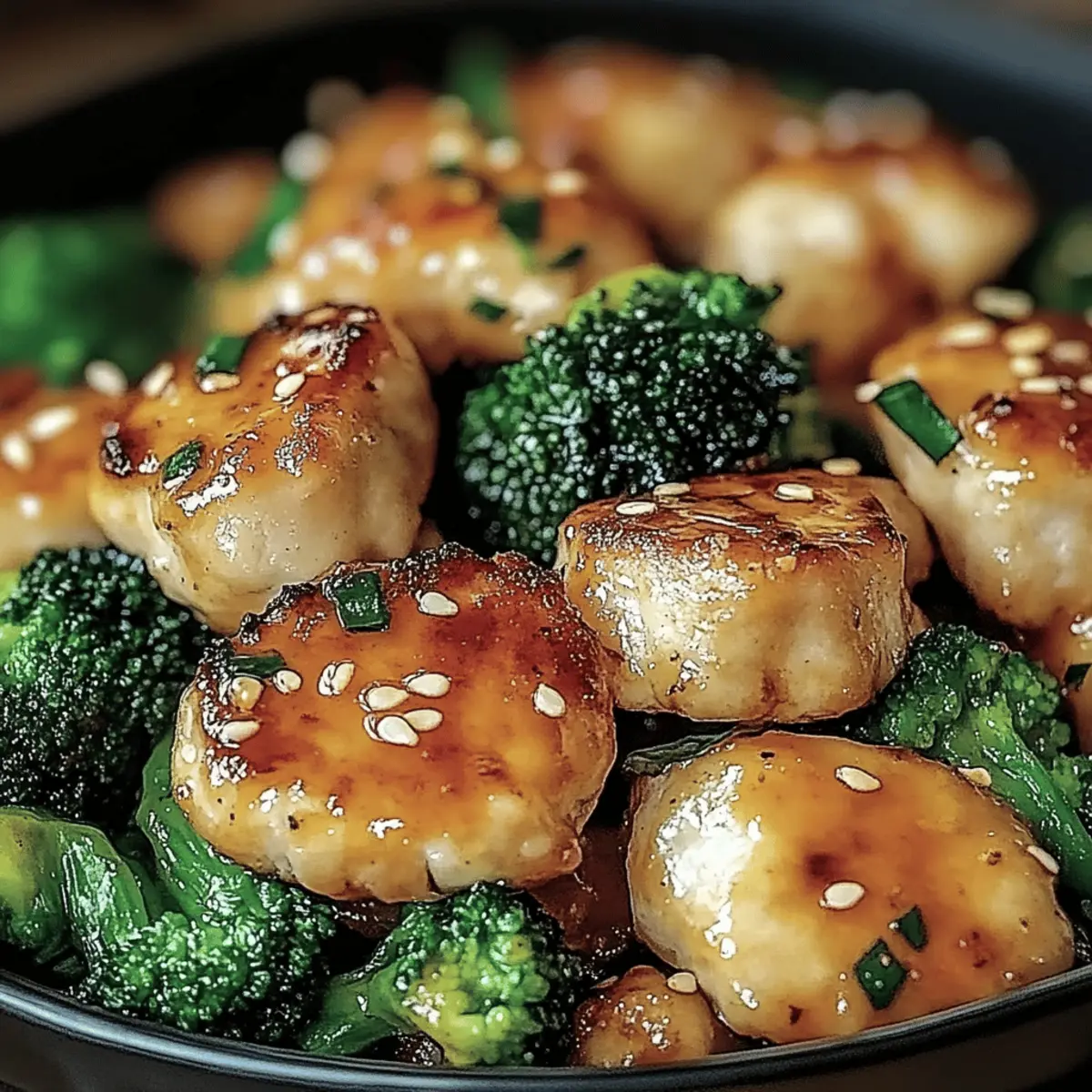 Garlic Chicken with Broccoli and Spinach