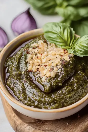 Purple Basil Pesto