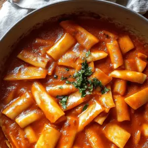 Tteokbokki (Spicy Korean Rice Cakes)