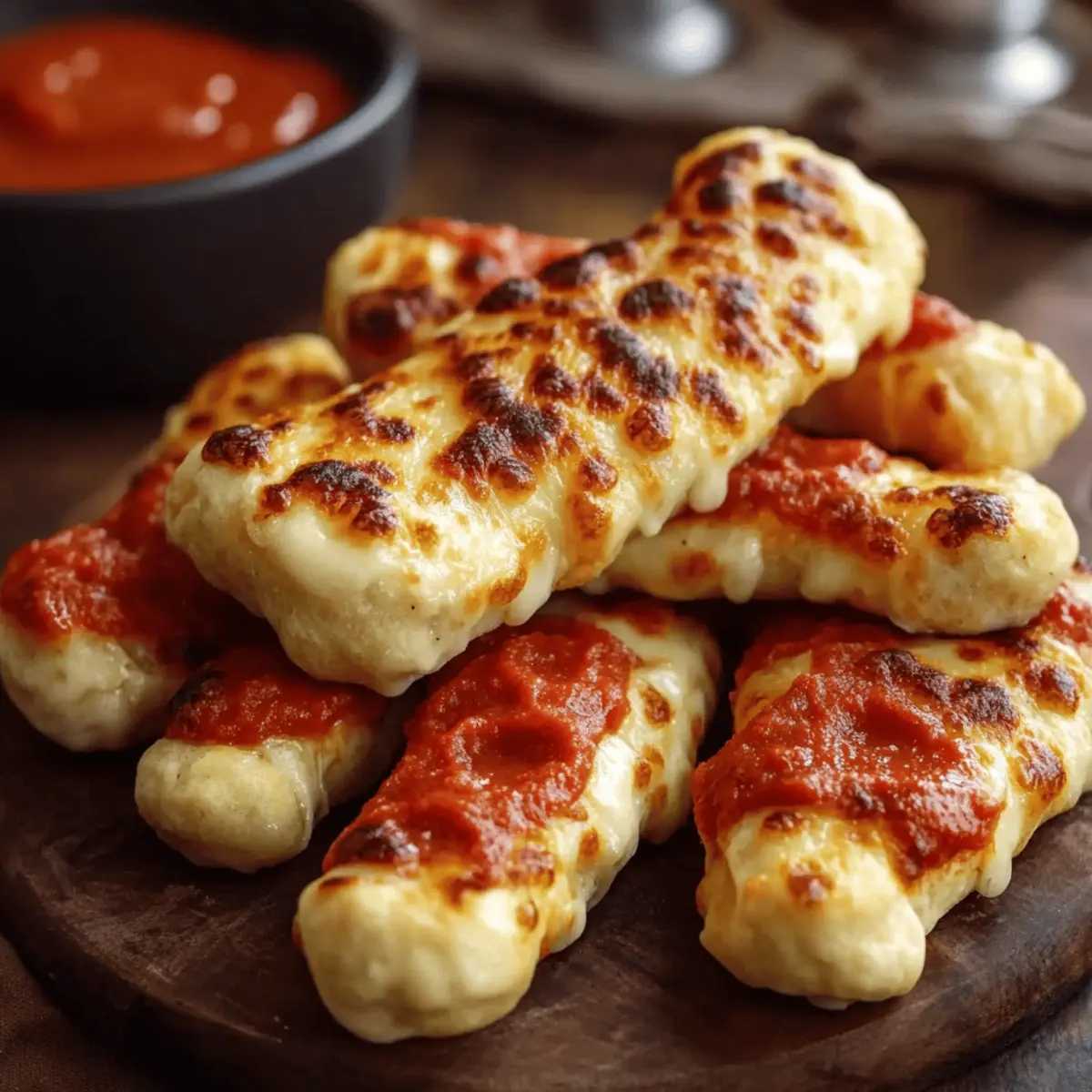 Cheesy Halloween Breadstick Bones