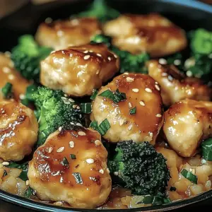 Garlic Chicken with Broccoli and Spinach