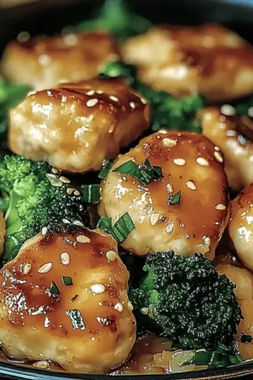 Garlic Chicken with Broccoli and Spinach