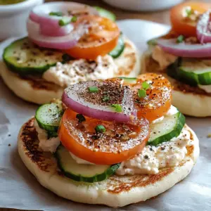 Mini Pita Pockets with Hummus