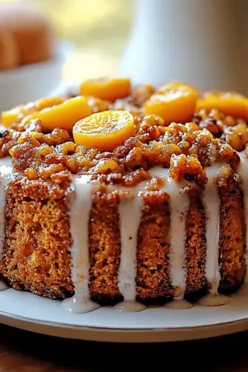 Autumn Pumpkin Honey Bun Cake