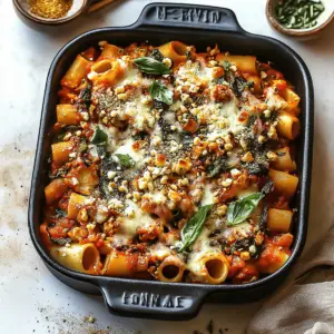 Pasta Bake with Pumpkin Tomato Sauce