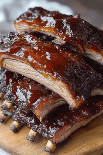 Slow Cooker BBQ Baby Back Ribs