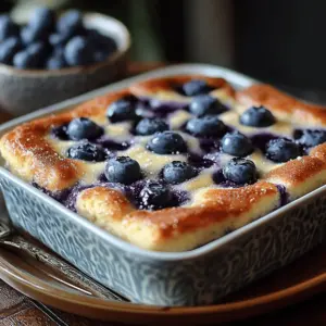 Blueberry Buttermilk Pancake Casserole