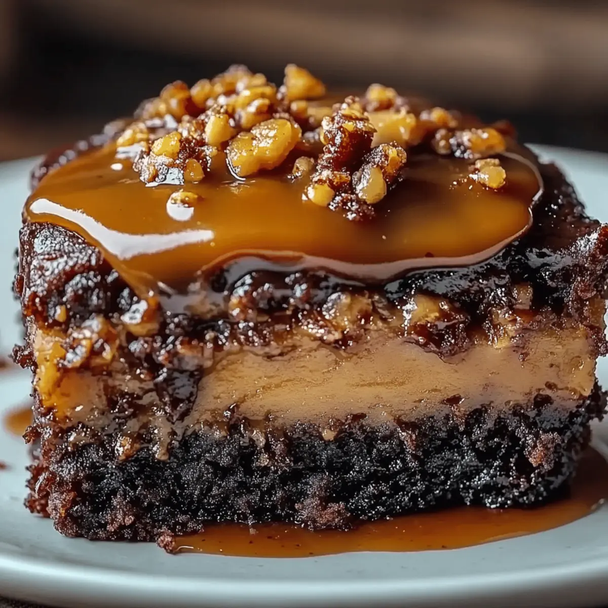 Chocolate Caramel Dump Cake