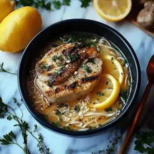 Greek Lemon Chicken Soup