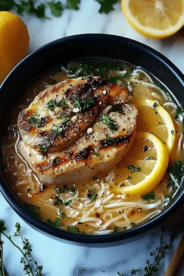 Greek Lemon Chicken Soup