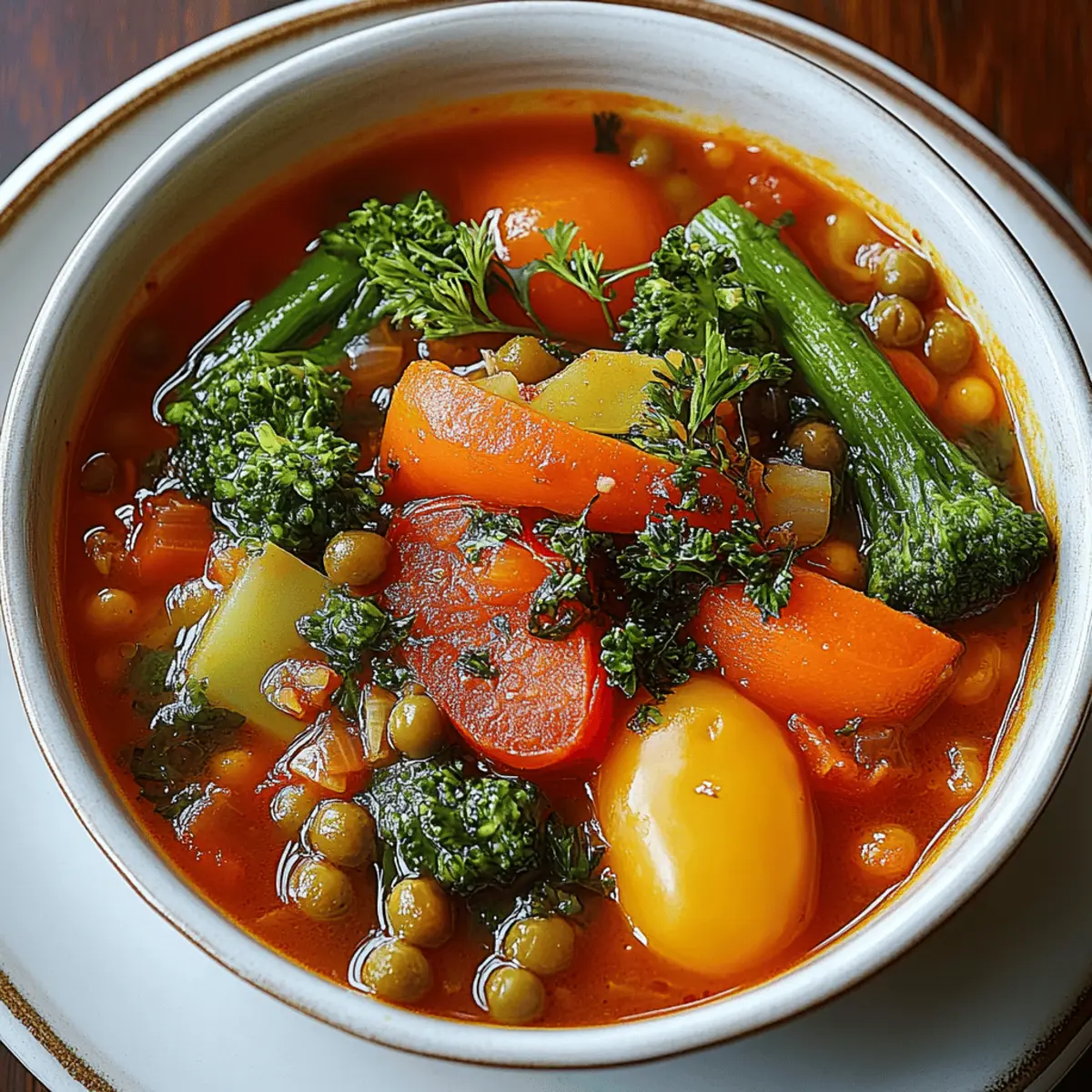 High-Protein Vegetable Soup