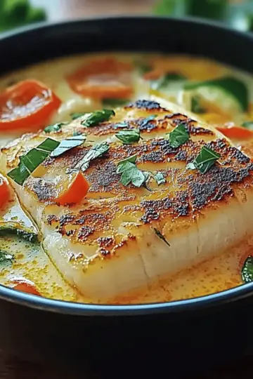 Coconut Lime Fish Soup