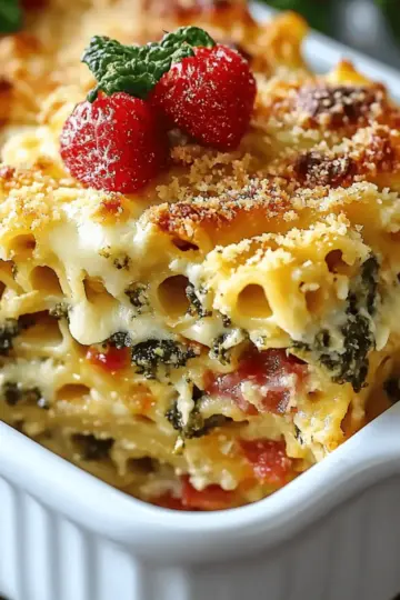 Mediterranean Vegetable Pasta Bake