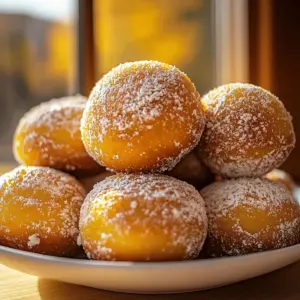 Baked Pumpkin Donut Holes