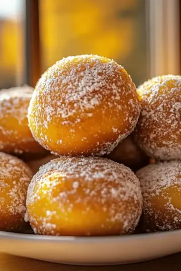 Baked Pumpkin Donut Holes