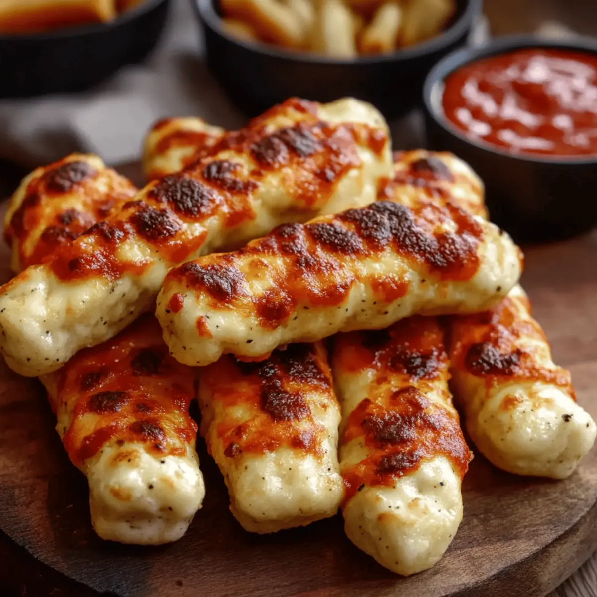 Cheesy Halloween Breadstick Bones