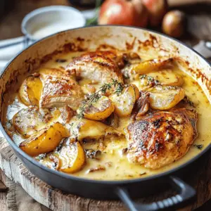 French Chicken Casserole a la Normande