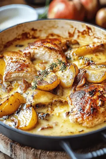 French Chicken Casserole a la Normande