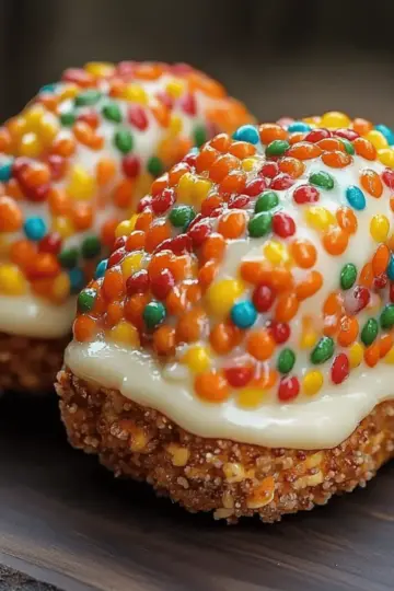 Fruity Pebbles Cheesecake Tacos