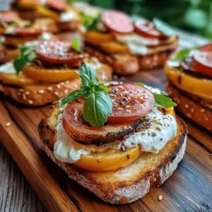 Cheesy Burrata Crostini