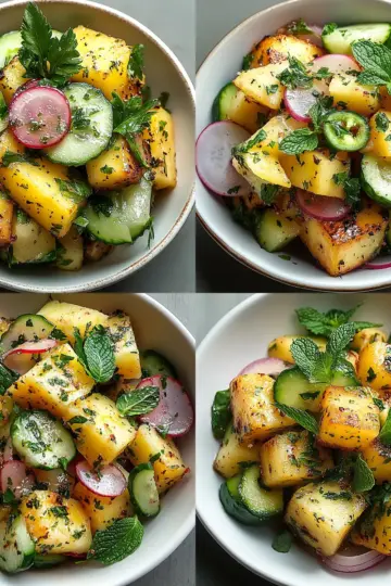 Pineapple Cucumber Salad