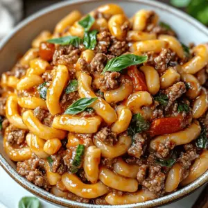 Creamy Beef Pasta