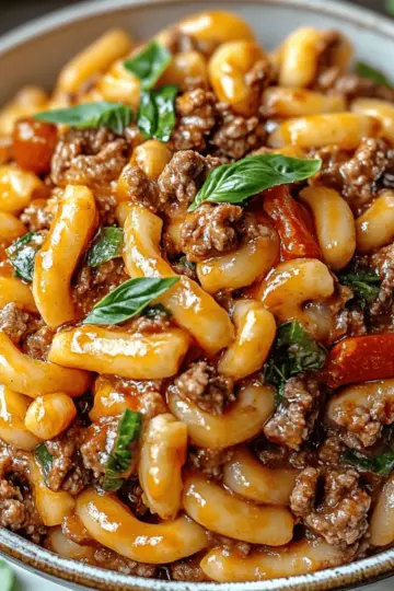 Creamy Beef Pasta