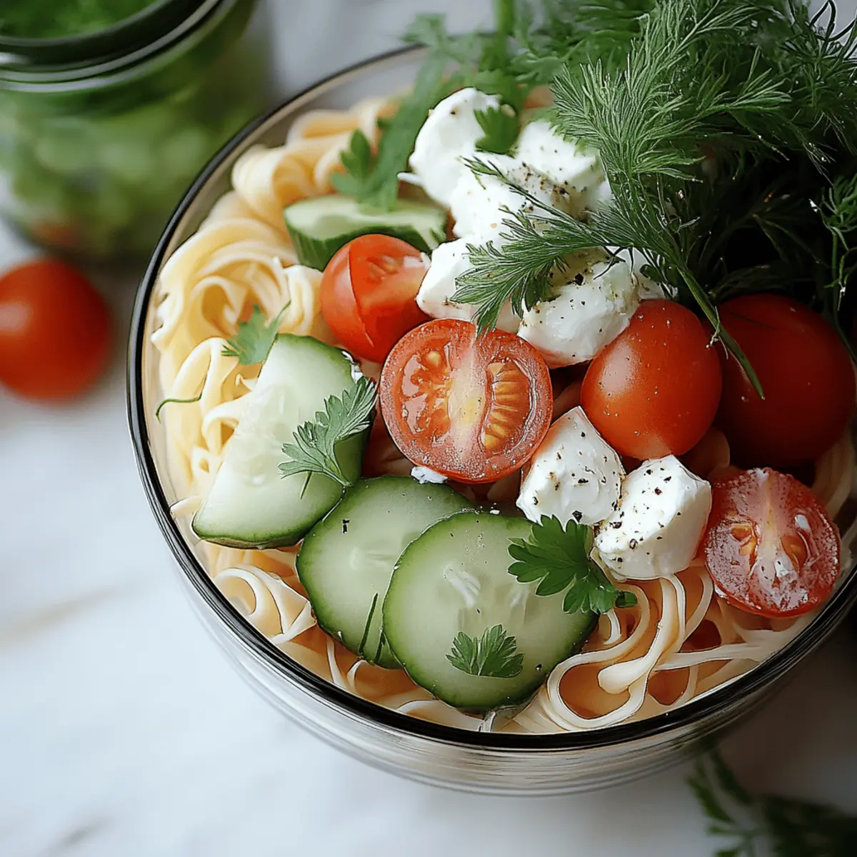 Layered Pasta Salad