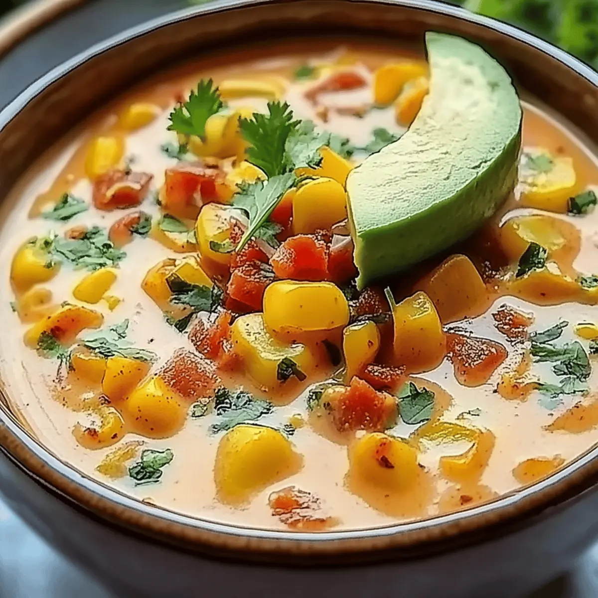 Creamy Chicken Enchilada Soup