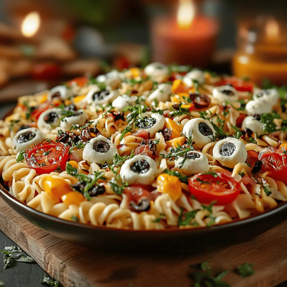 Eyeball Pasta Salad