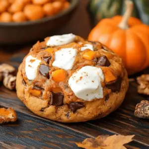 Pumpkin S’mores Cookies