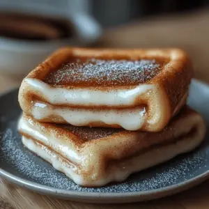 Churro Stuffed French Toast with Cinnamon Sugar