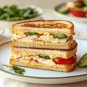 Chicken Avocado Melt Sandwich
