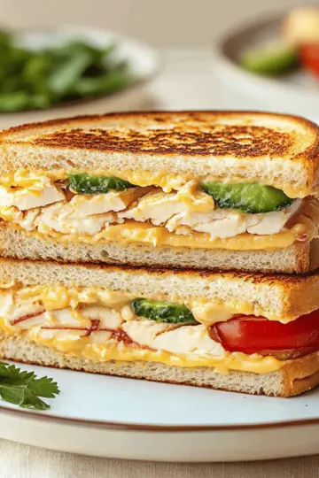 Chicken Avocado Melt Sandwich