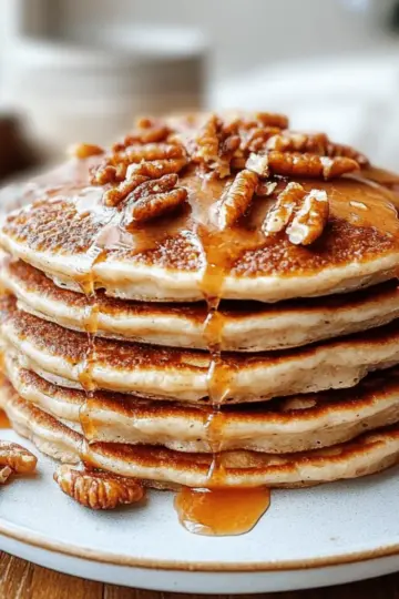 Fluffy Pecan Pancakes