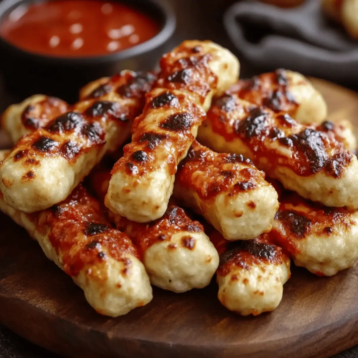 Cheesy Halloween Breadstick Bones
