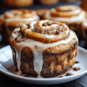 Pumpkin Cinnamon Roll Muffins