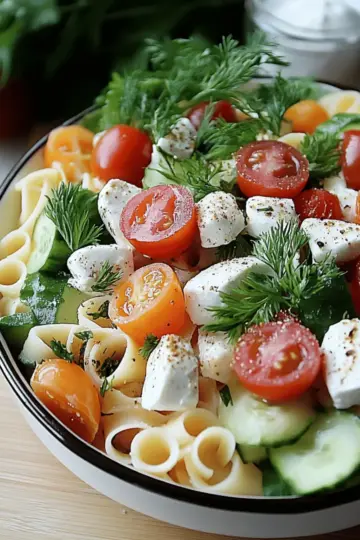 Layered Pasta Salad