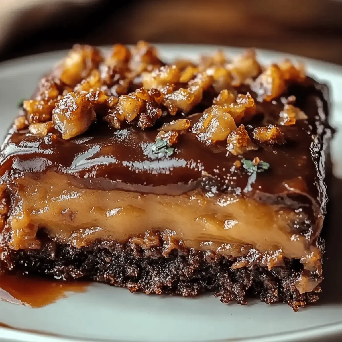Chocolate Caramel Dump Cake