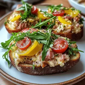 Savory Grilled Tuna Melt with Creamy Cheddar